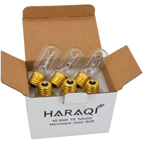 40 Watt T8 Tubular E17 Base Appliance Light Bulb,High Temp Resistance Incandescent Light Bulb for Microwave