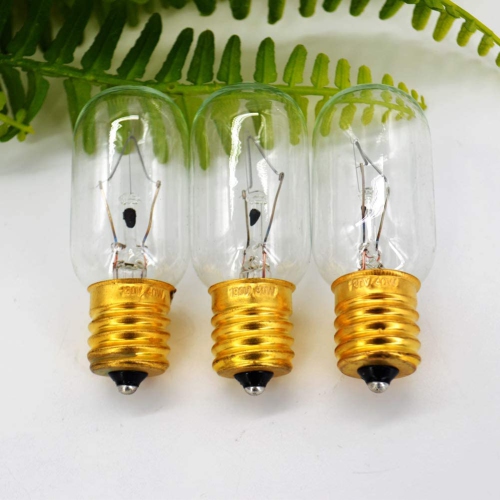 40 Watt T8 Tubular E17 Base Appliance Light Bulb,High Temp Resistance Incandescent Light Bulb for Microwave