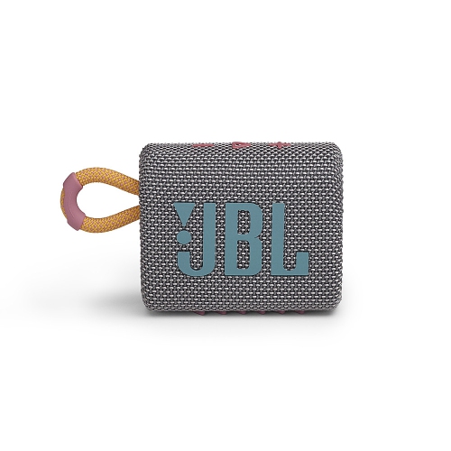 JBL GO3 Portable Waterproof Wireless Speaker - Gray - Open Box