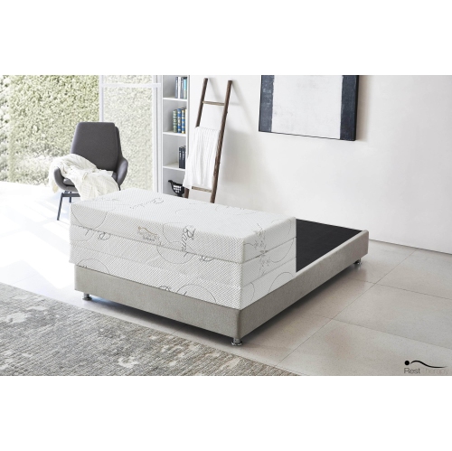 Rest Therapy 6 Inch Exhilarate Tri Fold Bamboo Cool Gel Memory Foam Mattress