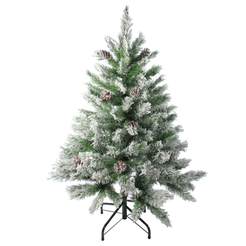 NORTHLIGHT  4' Flocked Angel Pine Artificial Christmas Tree - Unlit