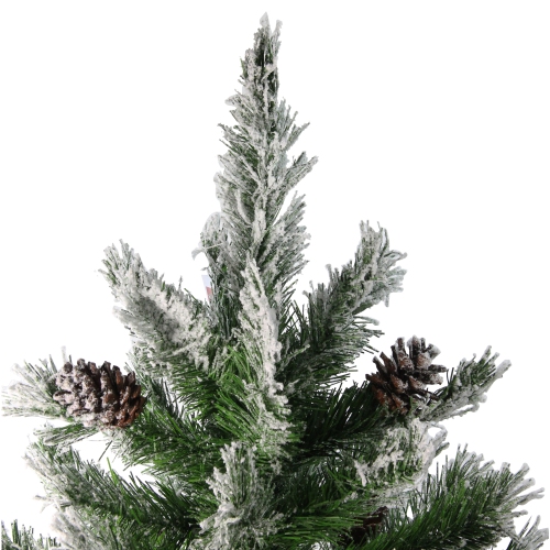 4' Flocked Angel Pine Artificial Christmas Tree - Unlit