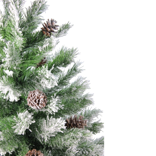 4' Flocked Angel Pine Artificial Christmas Tree - Unlit