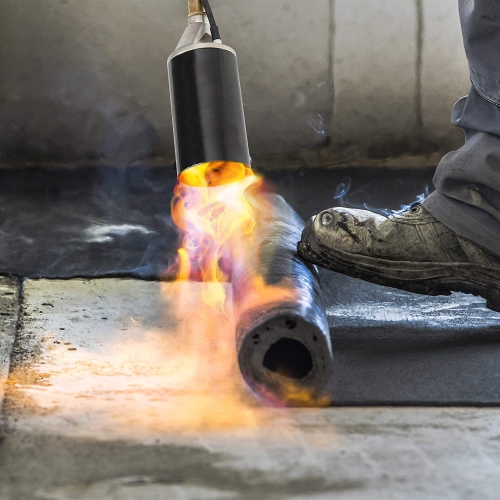 Ivation 340,000 BTU Propane Torch, Heavy Duty Weed Burner With Built-in Ignitor, Extra Long 12’ Hose, Adjustable Flame Control, Outdoor Weed Killer