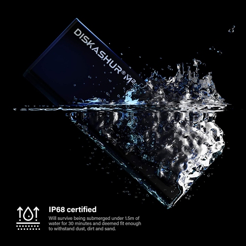 iStorage diskAshur M2 – PIN authenticated, Hardware encrypted USB 3.2 Portable SSD. Ultra-Fast, FIPS Compliant, Rugged & Portable.,