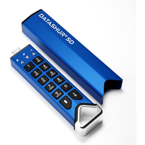 iStorage datAshur SD | Encrypted USB flash drive with removable iStorage microSD Cards | password protected | secure collaboration | FIPS compliant