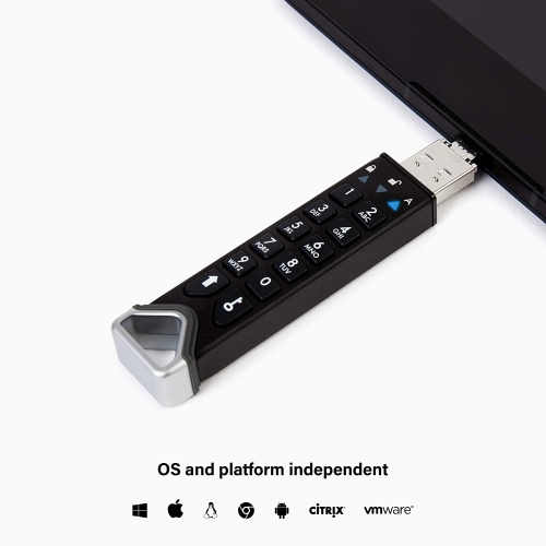 iStorage datAshur PRO2 256GB secure encrypted flash drive - IS-FL-DP2-256-256