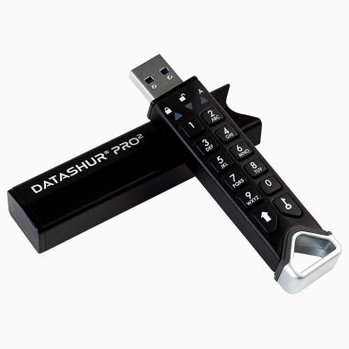 iStorage datAshur PRO2 256GB secure encrypted flash drive - IS-FL-DP2-256-256