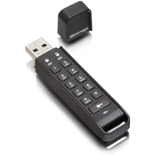 iStorage datAshur Personal2 256-bit 8GB USB 3.0 secure encrypted flash drive IS-FL-DAP3-B-8