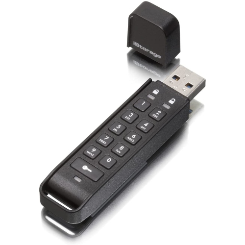 iStorage datAshur Personal2 256-bit 64GB USB 3.0 secure encrypted flash drive IS-FL-DAP3-B-64 64GB