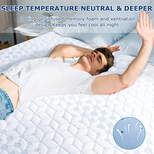 Ultraflex SERENITY- Orthopedic, Premium Smart Gel Infused Memory Foam, Eco-friendly Mattress