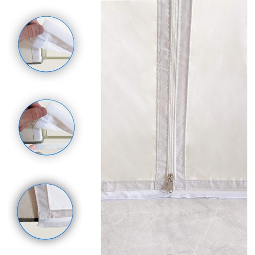 axGear Door Seal for Portable Air Conditioner and Tumble Dryers 90 x 120 cm Zipper