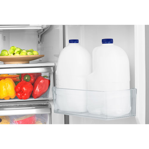 Réfrigérateur à deux portes 26,6 pi³ 36 po avec distributeur d'eau de Hisense (RF266C3FSE) - Inox