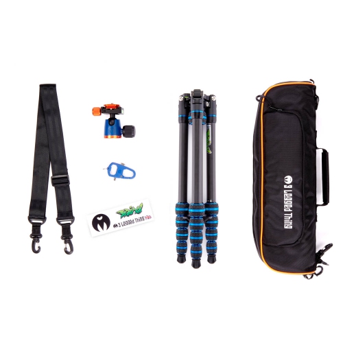 3 Legged Thing Punks Brian 2.0 & AirHed Neo 2.0 BLUE Carbon Fibre Tripod System