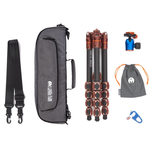 3 Legged Thing Albert & AirHed PRO 2.0 Carbon Fibre Tripod System - BRONZE