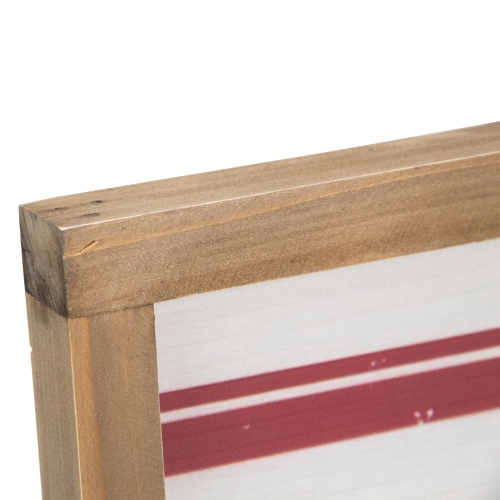 18" Wooden Framed "Fresh Cut Christmas Trees" Wall Sign