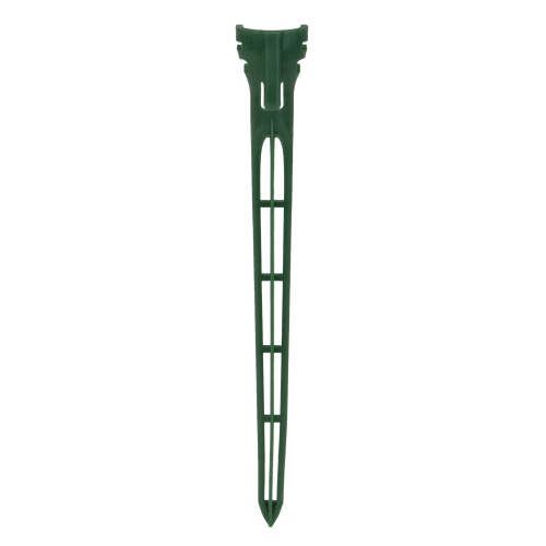 NORTHLIGHT  Set Of 100 2-In-1 Christmas Decorations Tie Down And Light Stakes- 7.5" In Green