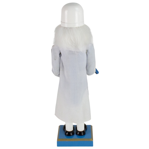 14" Decorative Wooden Christmas Nutcracker Dentist with Toothbrush and Dentures