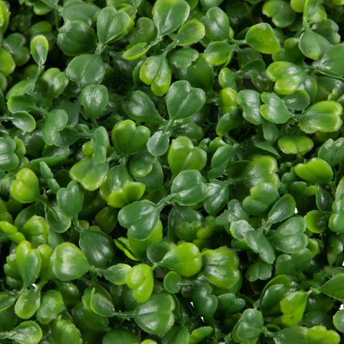 19" Green Two Tone Artificial Topiary Boxwood Garden Ball