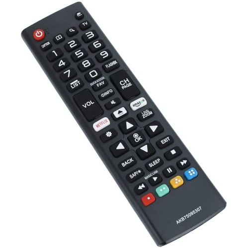 Replacement LG AKB75095307 Remote Control for LG LED LCD 4K UHD Smart TV, No Setup Needed LG TV Remote Fit