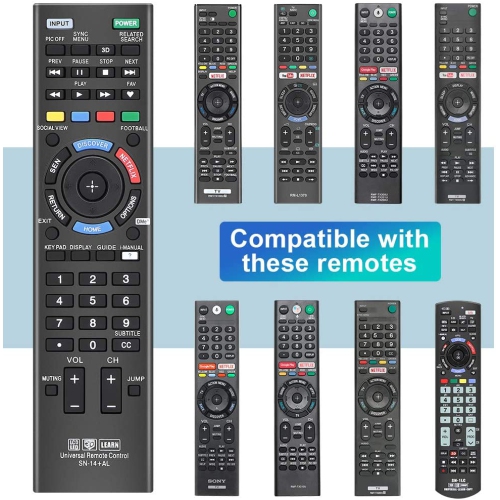 Universal Remote Control for Almost All Sony RM-YD005 RM-YD014 RM-YD018 RM-YD021 RM-YD024 RM-YD025 YD026