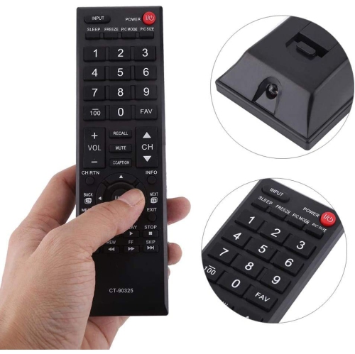 Smart TV Remote Control Replacement for Toshiba 55HT1U 55S41U 55SL412U 32C100U1/2 32C110U 32DT1 32DT1U 32DT2U1 32E20