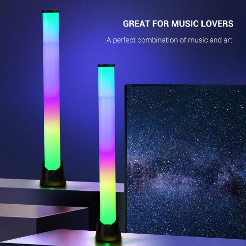 Lumière ambiante créative colorée RVB contrôlée par application pour voiture, décoration de salle de jeu, bureau, studio DJ