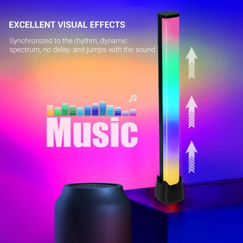 Lumière ambiante créative colorée RVB contrôlée par application pour voiture, décoration de salle de jeu, bureau, studio DJ