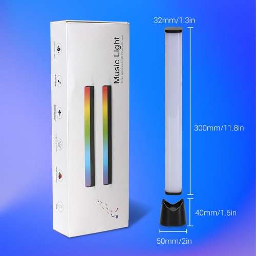 Lumière ambiante créative colorée RVB contrôlée par application pour voiture, décoration de salle de jeu, bureau, studio DJ
