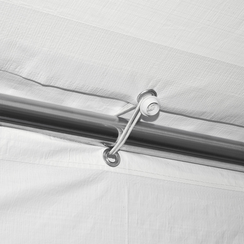 Outsunny 20' x 10' Party Tent Canopy, Gazebo Tent with 6 Removable Side Walls and Windows for Outdoor Event, White