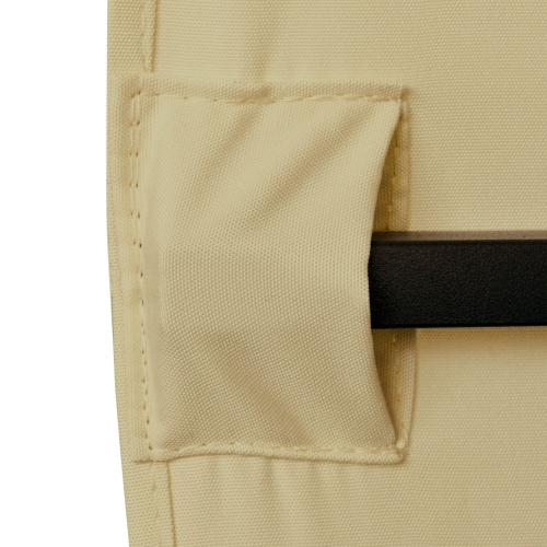 Outsunny 9.8' x 9.7' Square Gazebo Canopy Replacement UV Protected Top Cover Sun Shade Beige