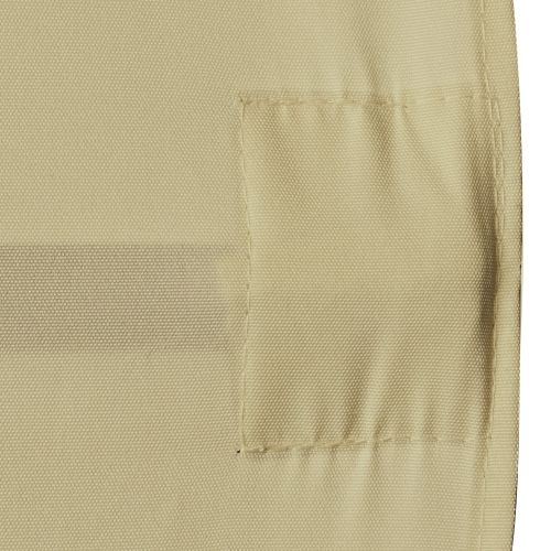 Outsunny 9.8' x 9.7' Square Gazebo Canopy Replacement UV Protected Top Cover Sun Shade Beige