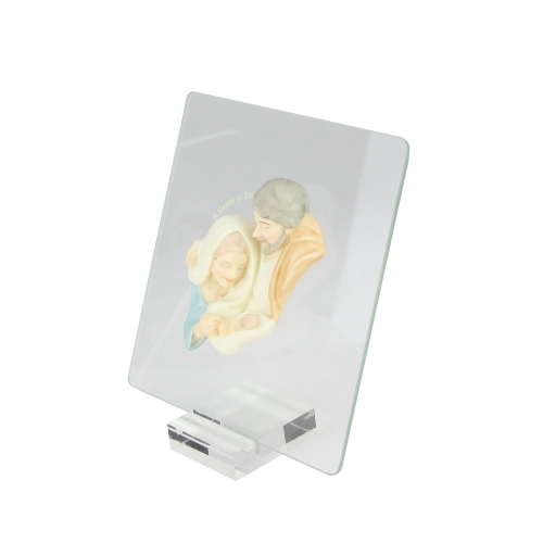 6.5" Lasting Expressions A Savior is Born Holy Family Christmas Nativity Plaque