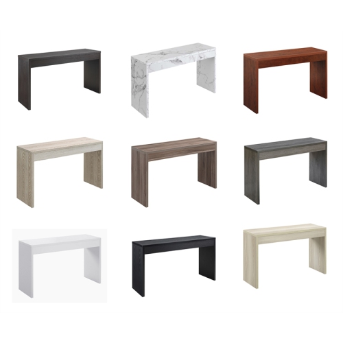 Convenience Concepts Northfield Hall Console Table in White Wood Grain Finish