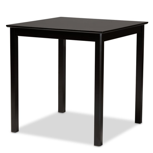 Bowery Hill Sand Upholstered Espresso Wood 5-piece Pub Set