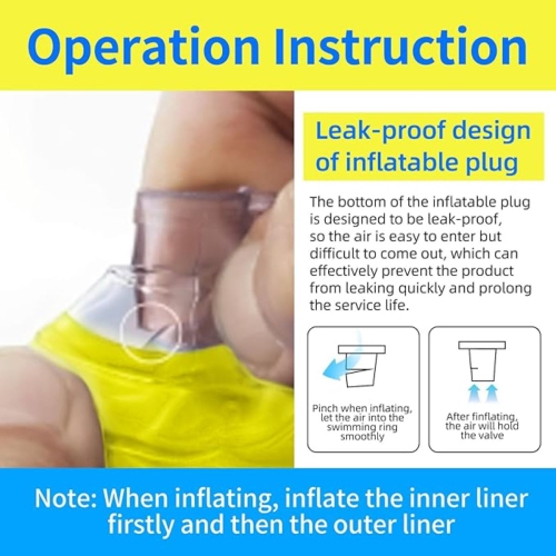 16" Inflatable Honey Bee Swimming Pool Vest - Age 2-6