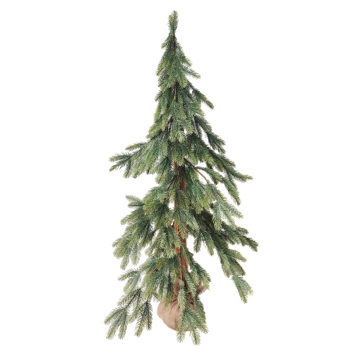 47" Pine Tree with Jute Base Christmas Decoration