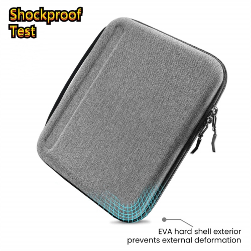 Le boîtier rigide portatif étanche de navor est compatible avec les iPad ou les tablettes de 12.9 po/11 po/10.9”/10.2”, le range-câbles d’accessoires