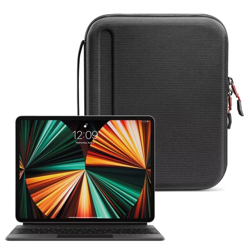 Le boîtier rigide portatif étanche de navor est compatible avec les iPad ou les tablettes de 12.9 po/11 po/10.9”/10.2”, le range-câbles d’accessoires