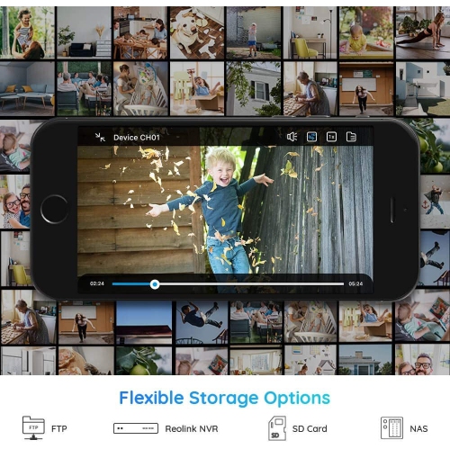 Reolink RLC-510WA 5MP Dual-Band Outdoor WiFi Security Camera | Person/Vehicle Detection, Smart Motion Alerts, Works with 2.4GHz/5GHz WiFi