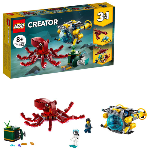 LEGO Creator : La mission du trésor englouti - 522 pièces