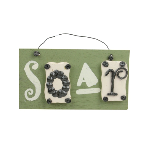 Image 1 of 2.. Set of 5 Better Homes & Gardens Inspirational Home Wall Plaques #23582