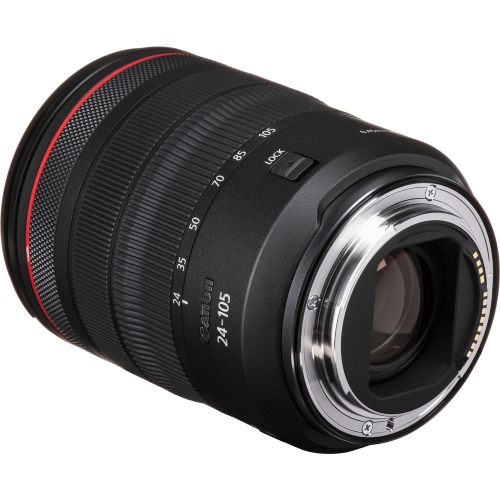 Objectif RF 24 mm f/4L IS USM de Canon, trousse de filtre et base de protège-objectif