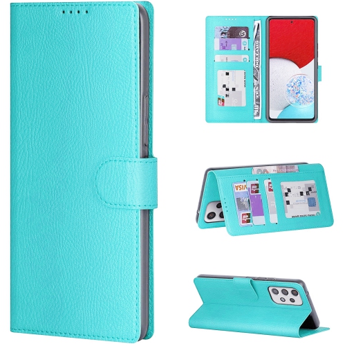Image 1 of 5.. [CS] Samsung Galaxy A53 5G Case, Magnetic Leather Folio Wallet Flip Case Cover with Card Slot, Teal