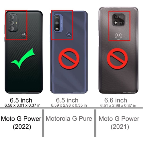 【CSmart】 Thin TPU Silicone Jelly Bumper Soft Case Back Cover for Motorola Moto G Power 2022 / G Play 2023, Clear