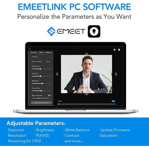 EMEET Webcam Web Camera 1080p 30 fps C950