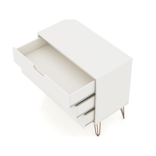 Rockefeller Wood Dresser in White