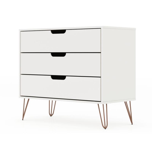 Rockefeller Wood Dresser in White