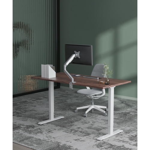 Uplite Single Spring-Assisted LCD Monitor Arm Desk Mount Stand Fully Adjustable Articulating Arm for 1 Screen up to 32"