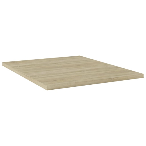 vidaXL Bookshelf Boards 4 pcs Sonoma Oak 15.7"x19.7"x0.6" Chipboard